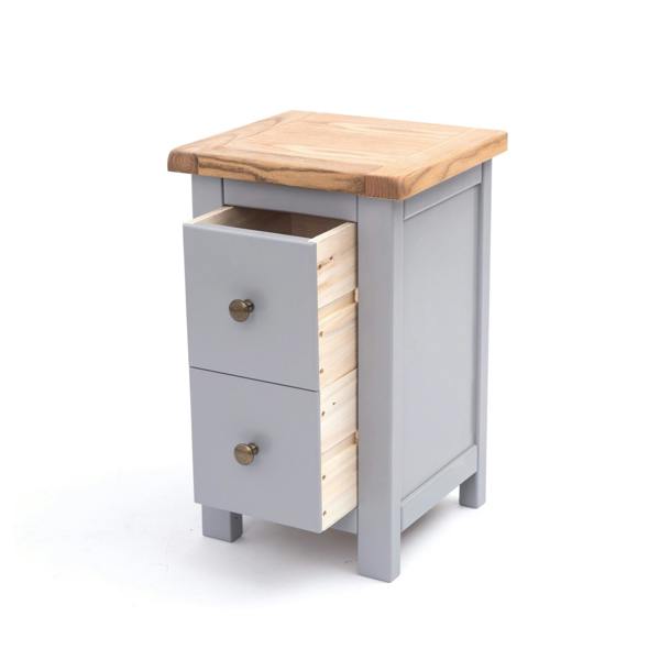 Cabinet Bits Mirano 2 Drawer Petite Bedside Table