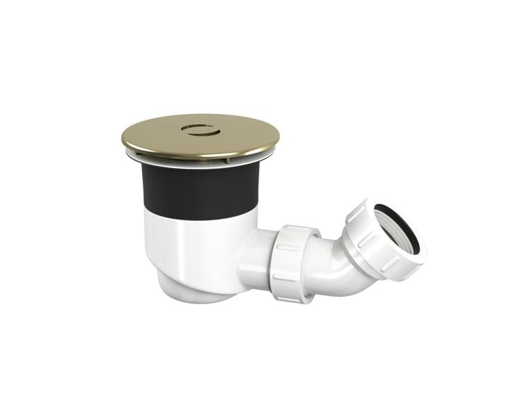 Top-Fix | Shower Waste | Brushed Brass Finish