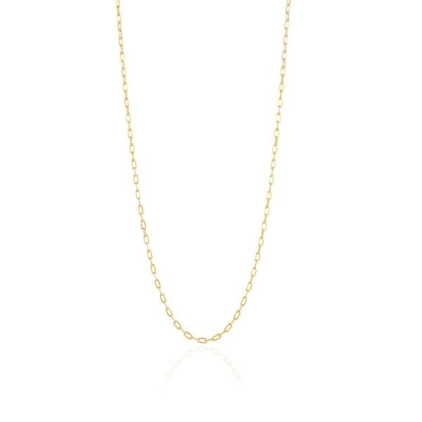 Paperclip Chain Necklace (Xsmall) Gold - Lila Rasa