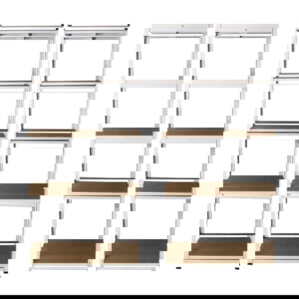 Monster Racking 2 x White Racking Units 90 x 40 x 180