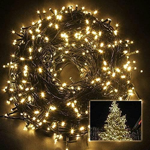 Warm White LED Multifunction Timer Outdoor String Fairy Lights in Sizes 10m to 200m image 3
