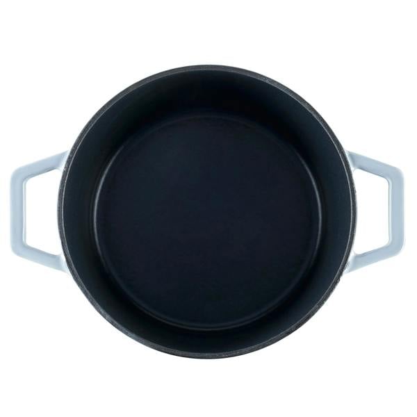 Cooks Professional 20cm Cast Iron Casserole | Grey