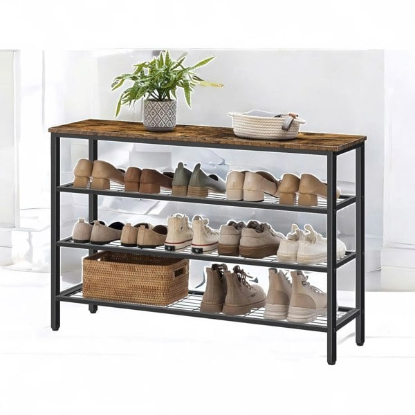 Rafaelo Mobilia 4-Tier Shoe Rack