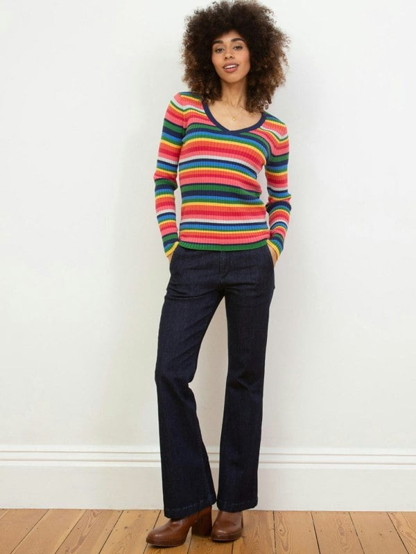 Kite Organic Folke Flare Stretch Denim Jeans