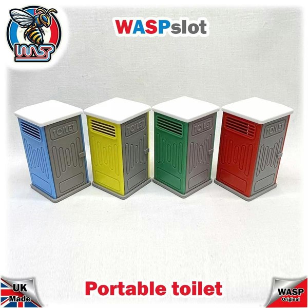 MCSlots Portable Toilet Red Slot Car Track Scenery x 1 1:32 Scale Wasp P