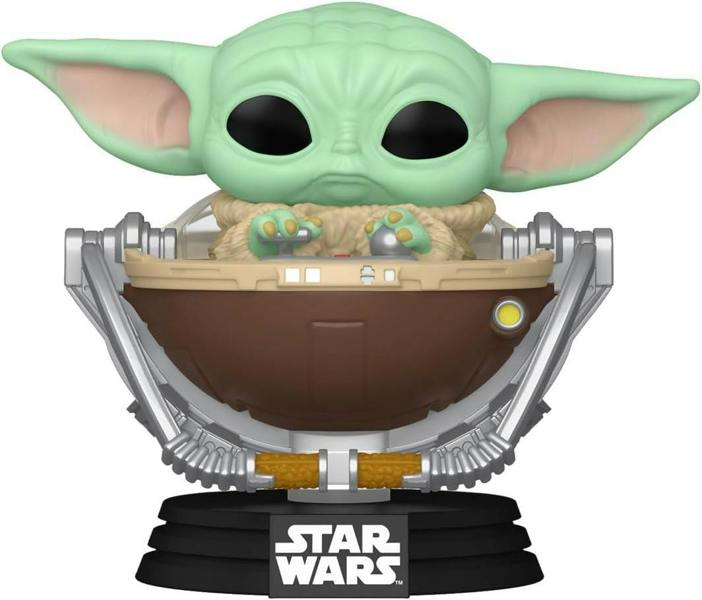 Star Wars: The Mandalorian and Grogu - Grogu in Pram POP! Vinyl Bobble-Head Figure (823)