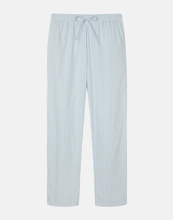 Women's Crisp Cotton Pyjama Set – Seaside Stripe - British Boxers