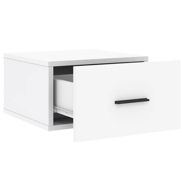 Berkfield Wall-mounted Bedside Cabinet White 35x35x20 cm