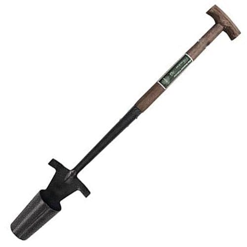 Premium 1m Carbon Steel Bulb Planter Long Handle Soil Plant Potting Cup Tool Loops
