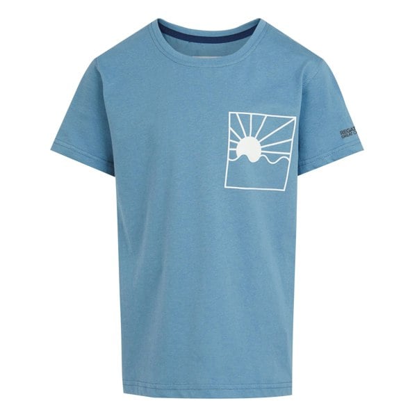 Regatta Childrens/Kids Bosley VII Sunrise T-Shirt - Coronet Blue