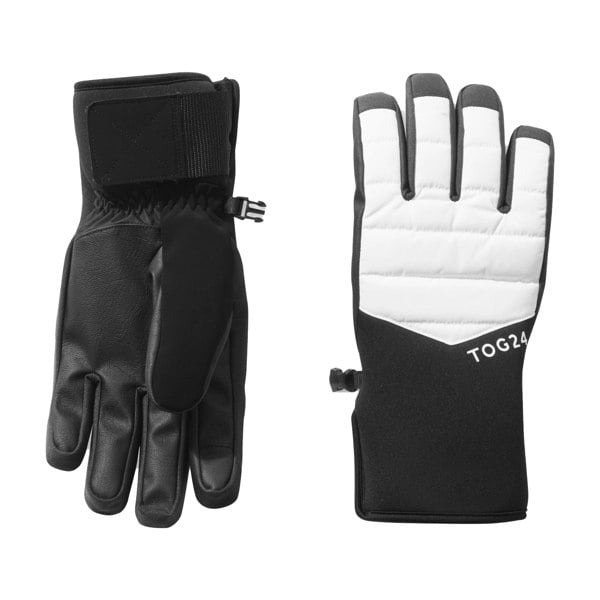 TOG24 Unisex Adult Adventure Ski Gloves - Optic White