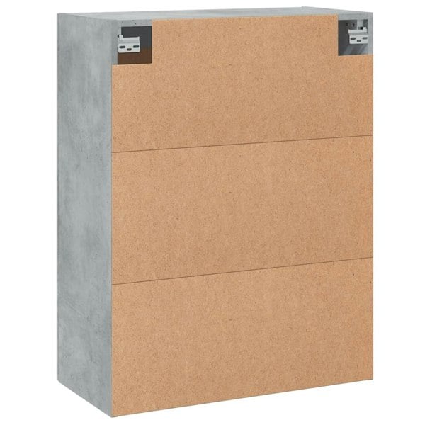 Berkfield Wall Mounted Cabinets 2 pcs Concrete Grey Engineered Wood