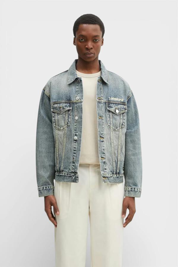Represent Clo R4 Denim Jacket Blue Cream