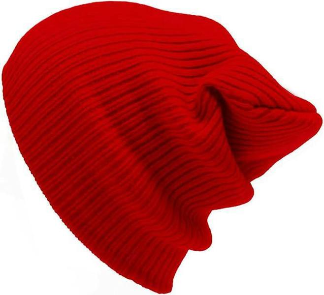 ATEK Unisex Knitted Winter Beanie Hat One Size Red