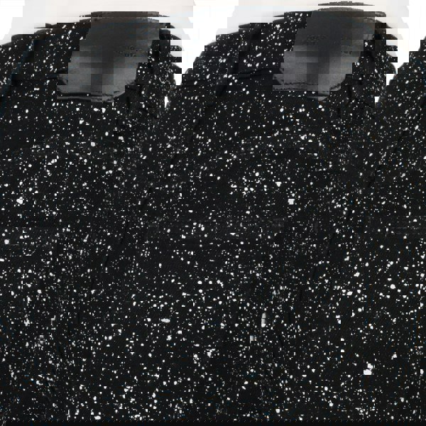Proenza Schouler skinny fit jeans in a black and white speckled pattern
