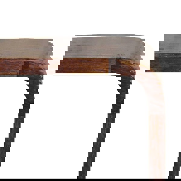 Artisan Furniture Extra Mini Minimalist Open Curved Chestnut Bedside