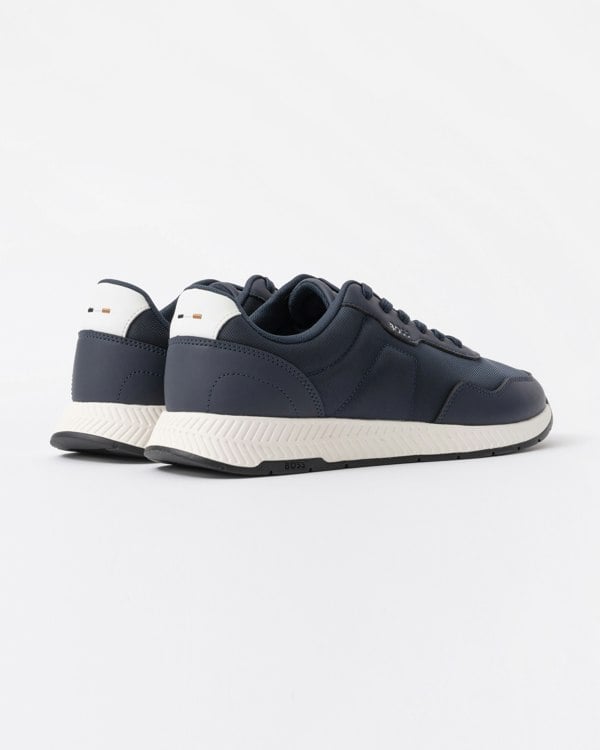 BOSS Orange Titanium Runn Mens Trainers - Dark Blue 404 back