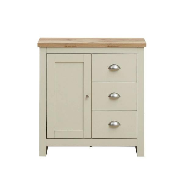 Timber Art Design Lisbon 1 Door 3 Drawer Storage Cabinet Sideboard
