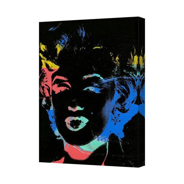 Benjamin Tate Design Bold Pop Art Canvas Print Portrait In Gallery Style Deep Wooden Frame UK Made