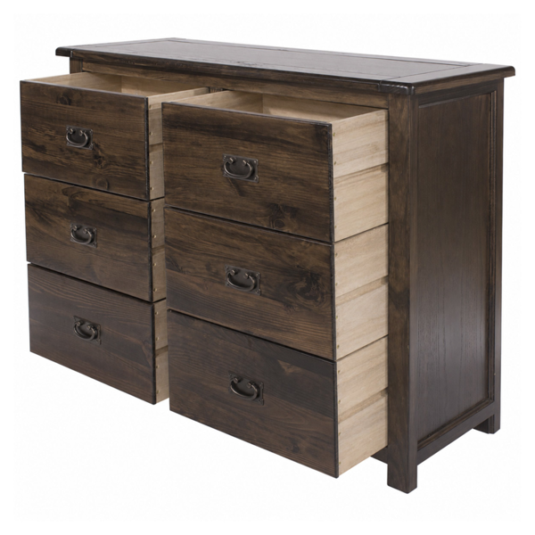 Core Products Boston 3 + 3 Wide Chest of Drawers
