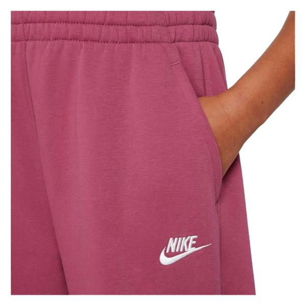 Nike Girls Cotton Blend Jogging Bottoms - Beet - 