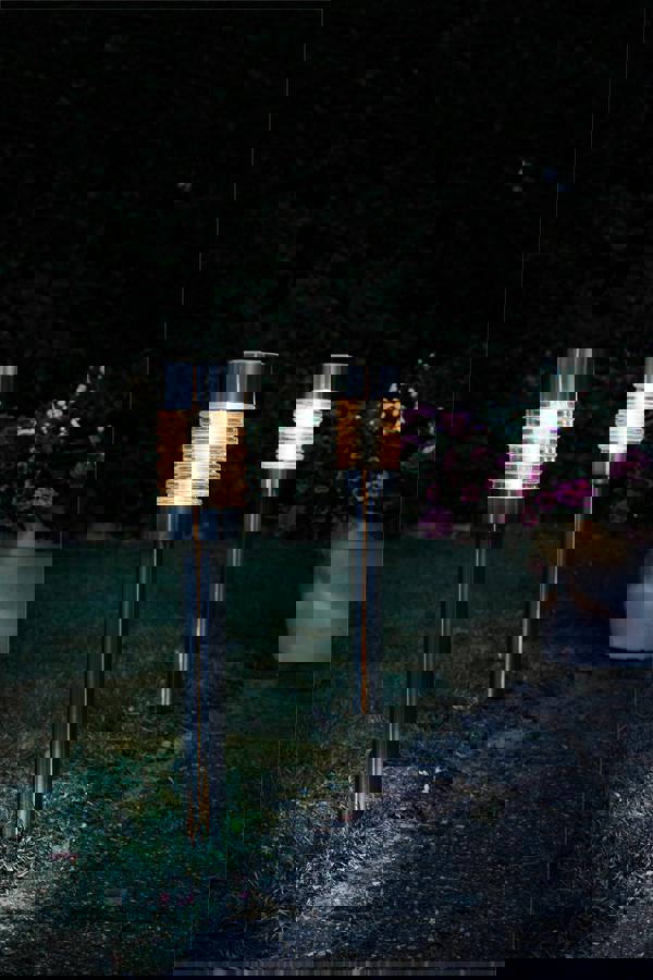 Luxform LED Solar Torino Post Light - Pack of 2