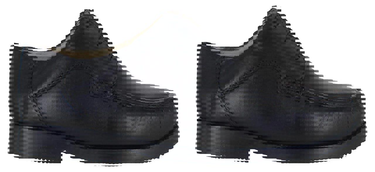 Luca Mancini Mens Lace Up Wider Fit Leather Moccasin Shoes