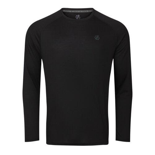 Dare 2B Mens Agile Long-Sleeved T-Shirt - Black