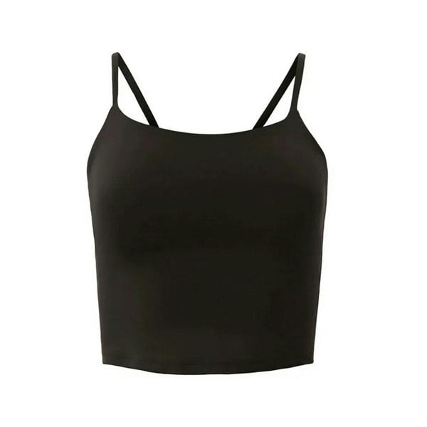 Girlfriend Collective Womens/Ladies Float Willa Strappy Tank Top - Black