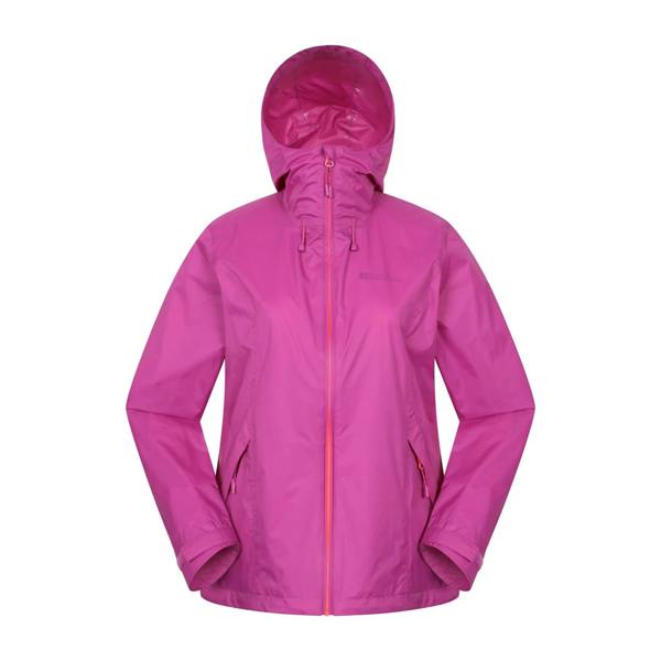 Mountain Warehouse Womens/Ladies Swerve Packaway Waterproof Jacket - Bright Pink - 