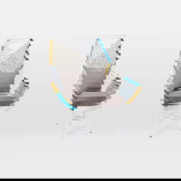 Carmean Rattan Chair and Footstool, Outdoor-Weilai Concept-Weilai Concept