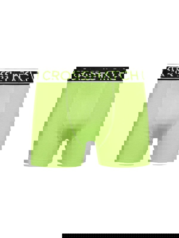 Crosshatch Highlighter Boxers 3pk Green/Red