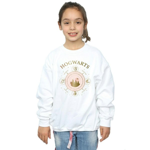 Harry Potter Girls Hogwarts Constellation Sweatshirt - White