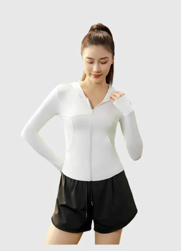 Anniou Zip Top UPF 50+ Hooded Jacket