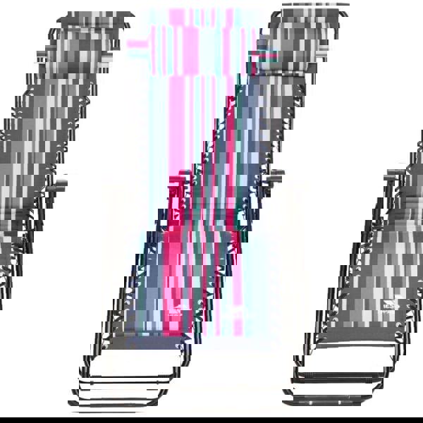 Trespass Glentilt Reclining Garden Chair/Recliner - Tropical Stripe - 