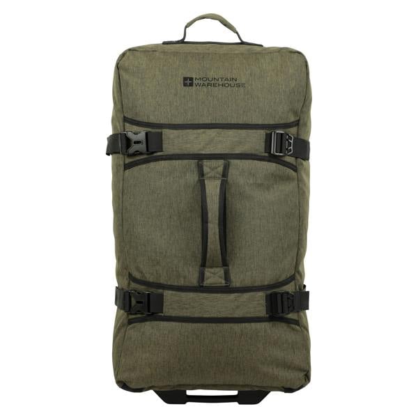 Mountain Warehouse Wander 100L 2 Wheeled Suitcase - Khaki Green - 