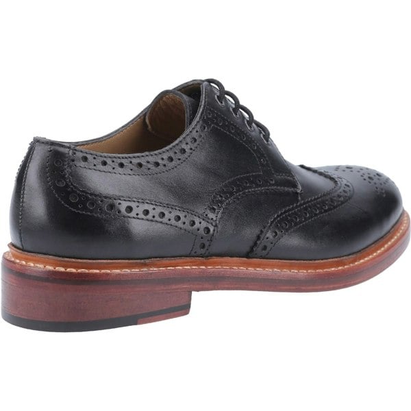 Cotswold Quenington Leather Goodyear Welt Men's Shoes in Black