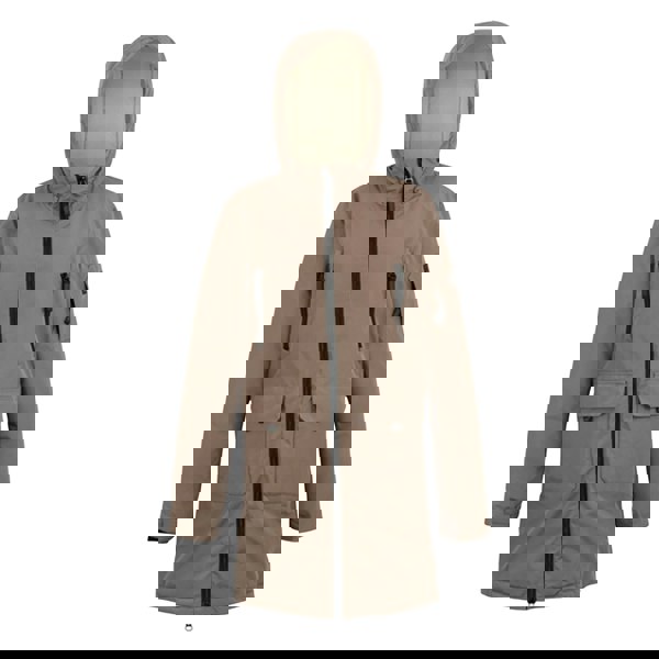 Regatta Womens Gwynn Insulated Waterproof Jacket - Mocha/Perfectly Pale