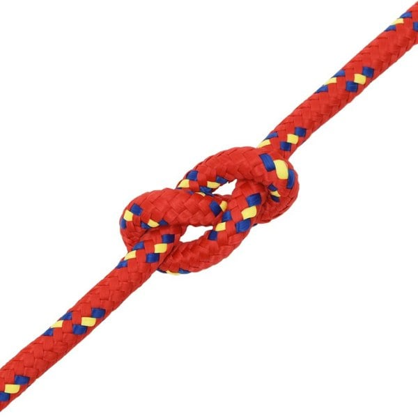 Berkfield Boat Rope Red 14 mm 25 m Polypropylene