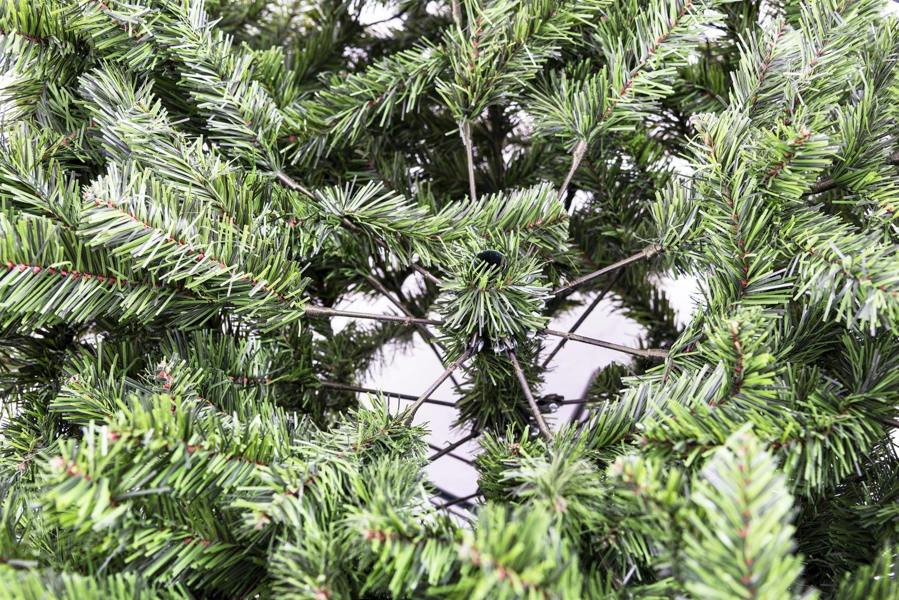 7ft Green Imperial Pine Pre-Lit Artificial Christmas Tree with Multicolour LEDs image 2