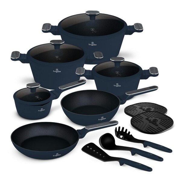 Berlinger Haus 15 pcs cookware set Berlinger Haus BH8382 Deep Sea