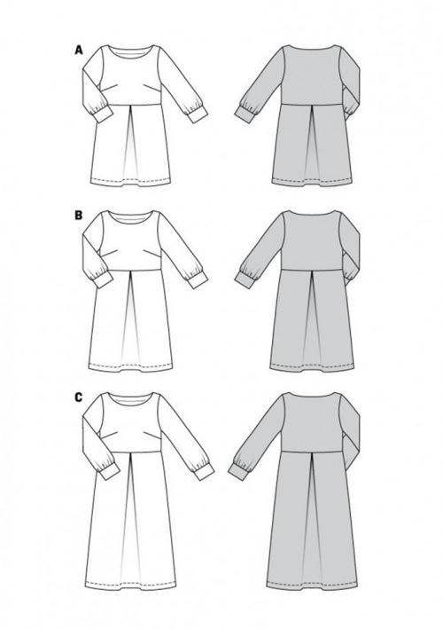 Burda Sewing Pattern 5975 Dresses For Women, 8-22 (34-48) - Easy