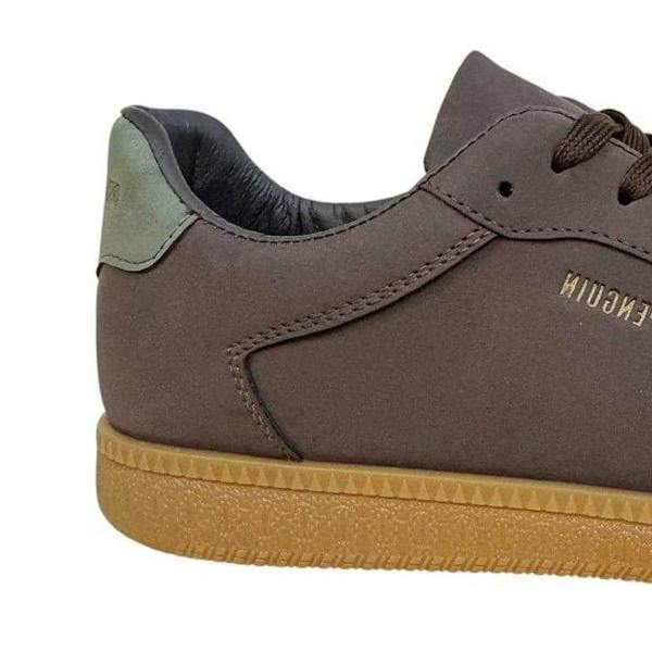 Original Penguin Mens Salsa Trainers - Chocolate - 