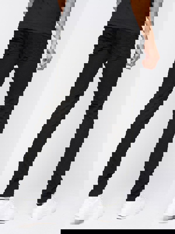 Crosshatch Buraca Slim Fit Denim Jeans Black