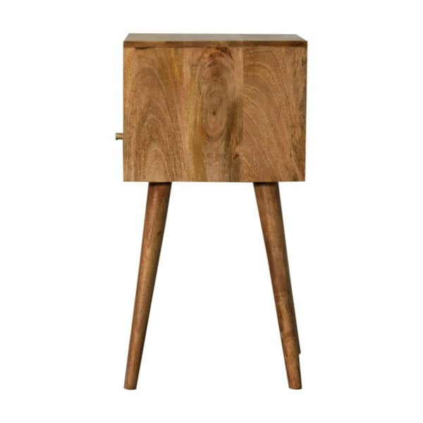 Artisan Furniture Solid Wood Mini Blush Hand Painted Bedside Table