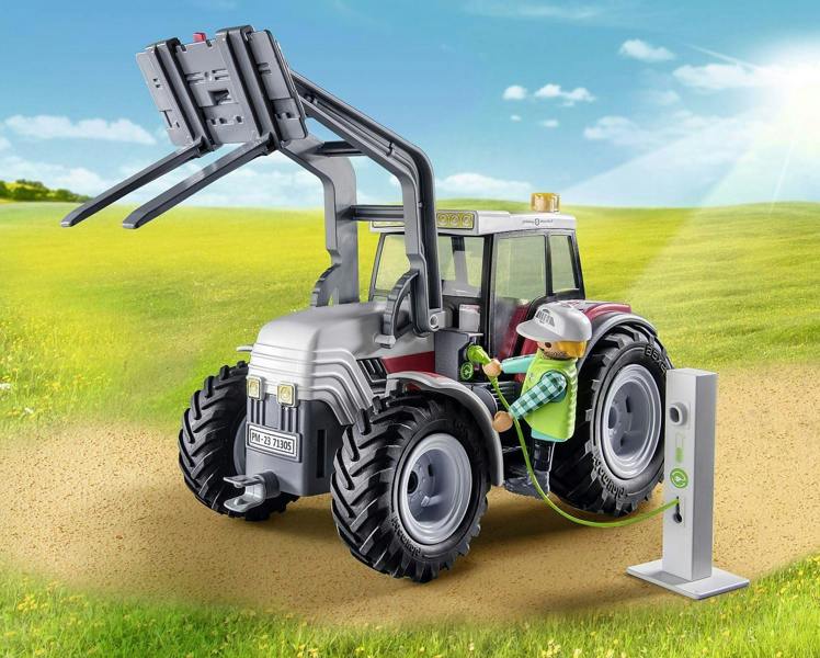 Playmobil Large Tractor with Hay Bales - 72305 Playset