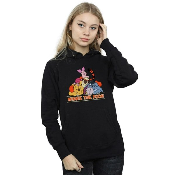 Disney Womens/Ladies Winnie The Pooh Group Hoodie - Black