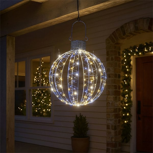 Xmas Haus Micro Led Ball 38x40cm 160 led 80w/80Warm White 5m Lead