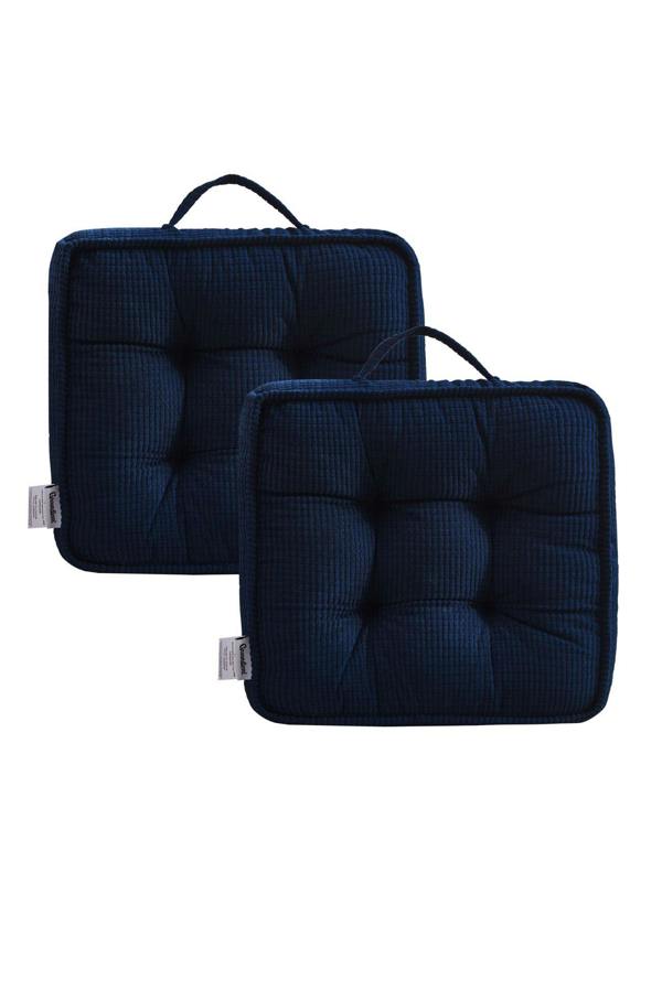 Ezysleep Outdoor / Indoor Set of 2 Seat Cushions - Navy