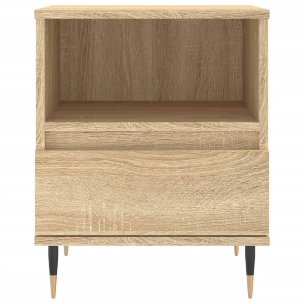 Berkfield Bedside Cabinet Sonoma Oak 40x35x50 cm Engineered Wood